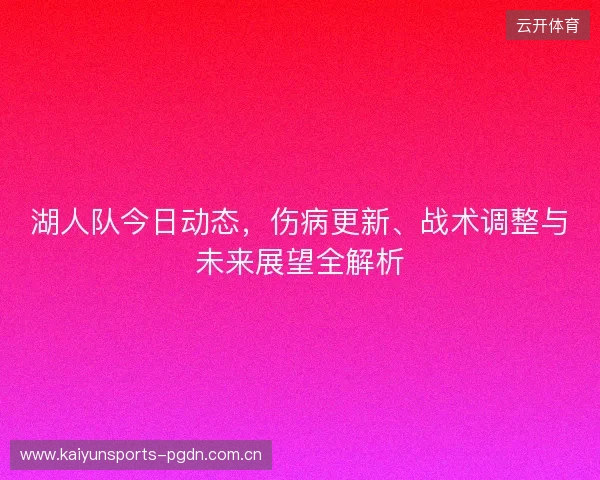 湖人队今日动态,伤病更新、战术调整与未来展望全解析 湖人队今日动态,伤病更新、战术调整与未来展望全解析
